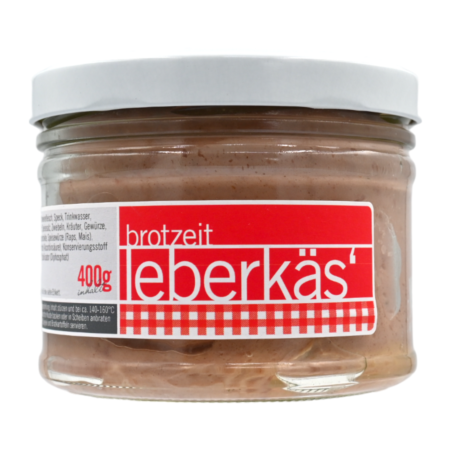 Brotzeit Leberkäs im Glas von Faber Feinkost 0,4 kg