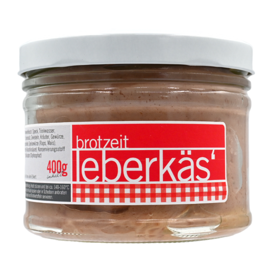 Brotzeit Leberkäs im Glas von Faber Feinkost 0,4 kg
