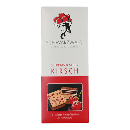 Schwarzwald Chocolade, Schwarzwälder Kirsch 0,1 kg