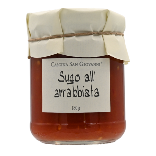 Scharfe Tomaten-Sauce - Sugo all'arrabbiata, Cascina San Giovanni, Piemont 0,18 kg